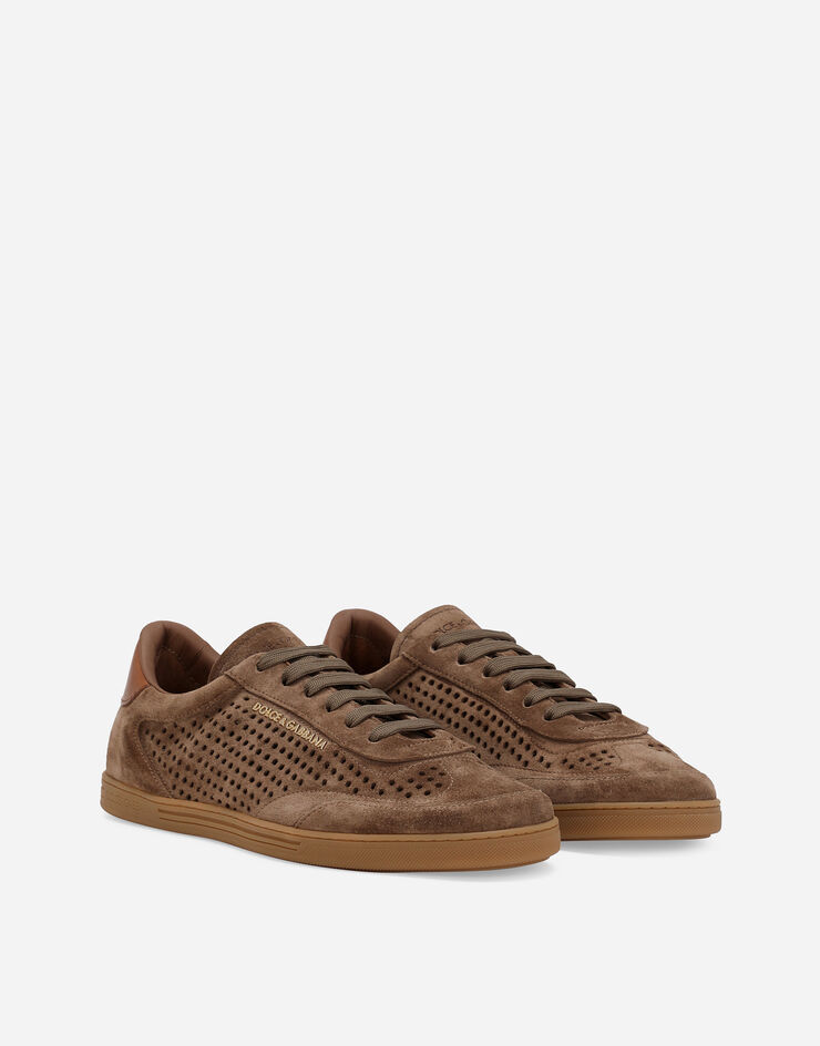 Dolce & Gabbana Sneaker Saint Tropez in suede Beige CS2256A5164