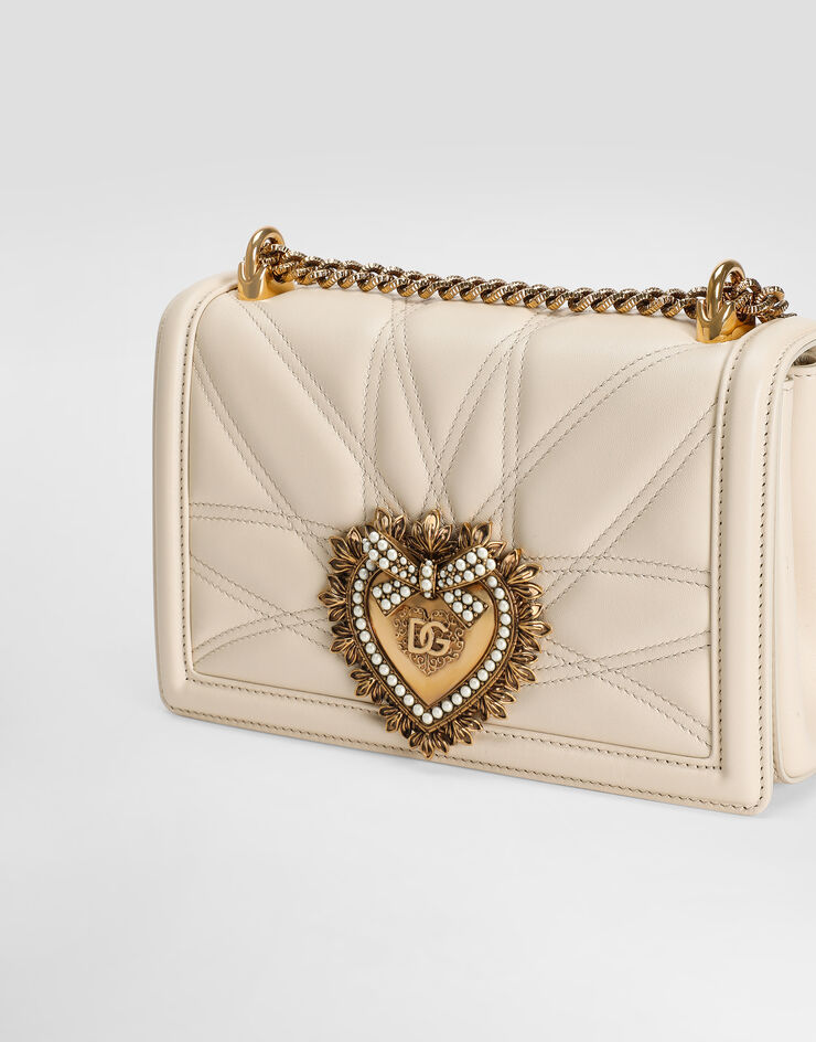 Dolce & Gabbana Medium Devotion shoulder bag Cream BB7158AW437