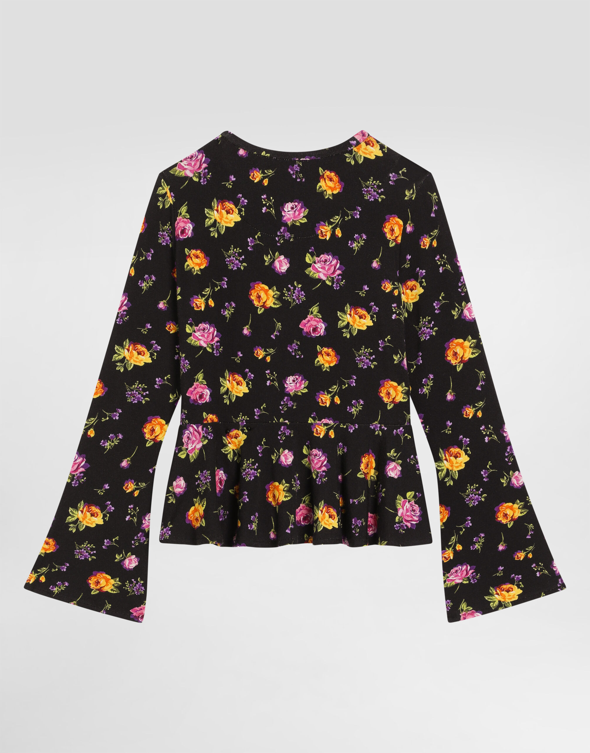 Multicolorのガールズ Small flowers-print jersey t-shirt