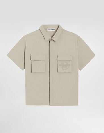 Dolce & Gabbana Gabardine shirt Beige L44S74FU63D