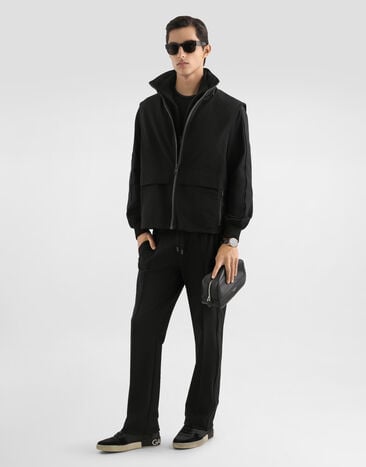 Dolce & Gabbana Technical jersey trousers Black GP17YTFUGUL