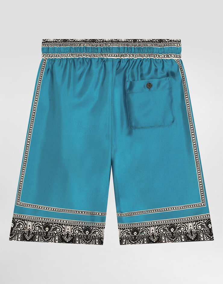 Dolce & Gabbana Bandanna-print twill shorts Print L43Q47HI1W8