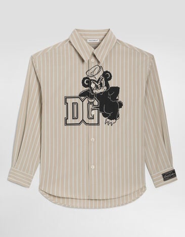 Dolce & Gabbana Poplin shirt with logo  L44S96G7P6G