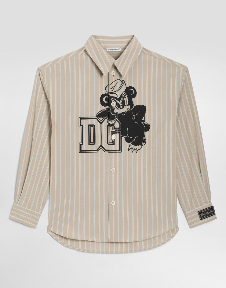 Dolce & Gabbana Poplin shirt with logo Dolce & Gabbana Poplin shirt with logo L44S96G7P6G