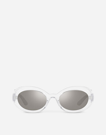 Dolce & Gabbana Sonnenbrille DG Crossed Silber VG4006VP36G