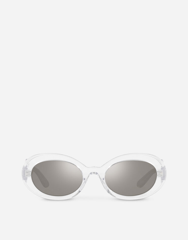 Dolce & Gabbana Солнцезащитные очки DG Crossed серебристый VG4006VP36G