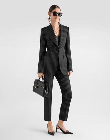 Dolce & Gabbana ターリントン ピンストライプ ウール シングルブレスト ジャケット Multicolor F29QGTFRZAT
