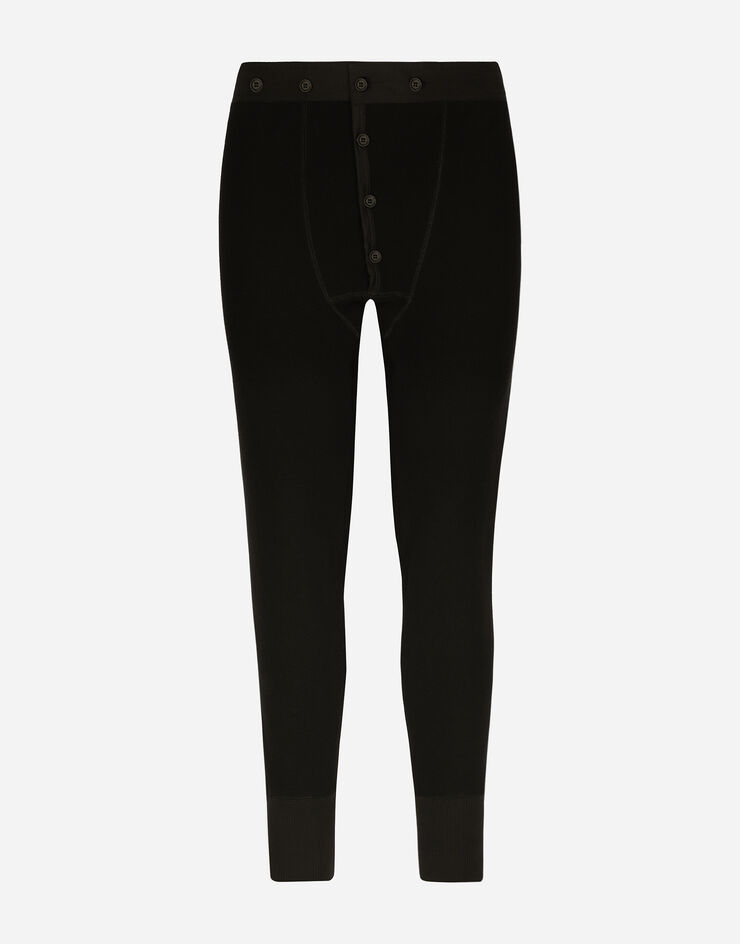 Dolce&Gabbana Cotton jogging pants Black GZ4DATG7KZ2