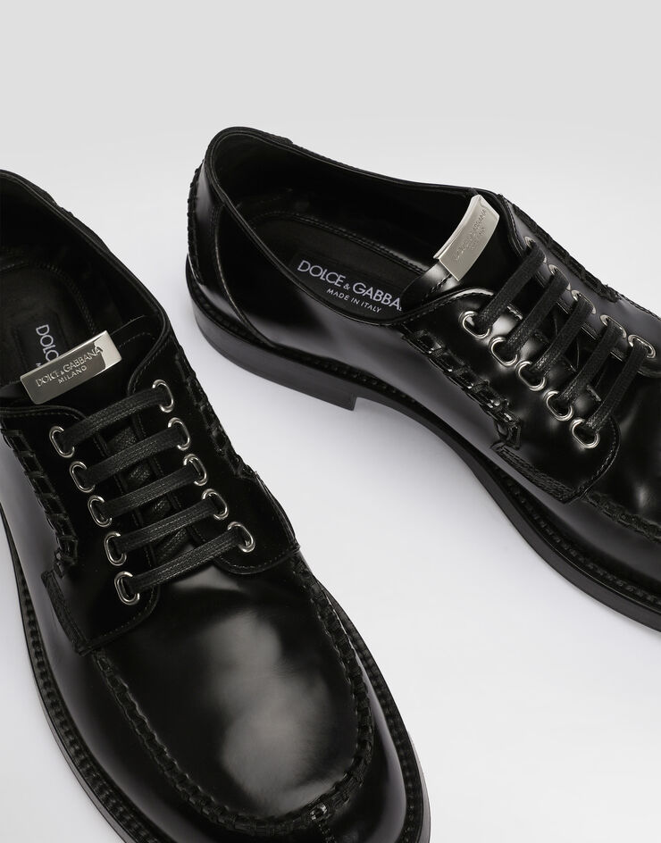 Dolce & Gabbana Zapatos derby en piel de becerro Dolce & Gabbana Zapatos derby en piel de becerro Black A10917A0780
