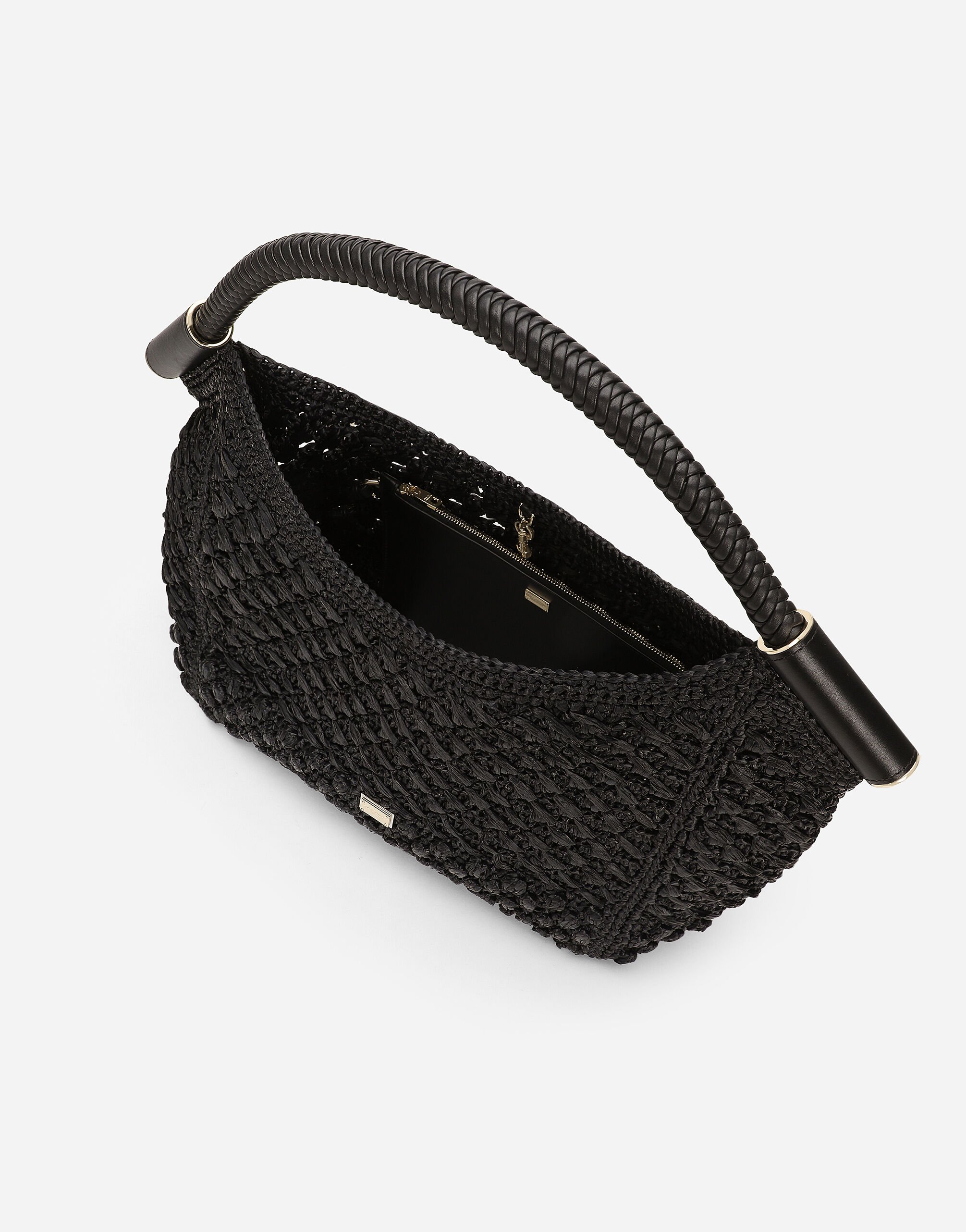 ハンドバッグ DOLCE & GABBANA BACK RAFFIA MEDIUM SICILY HANDBAG Elongated Sicily handbag in Black for Women | Dolce&Gabbana® US