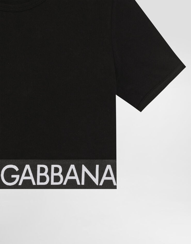 Dolce & Gabbana Cotton t-shirt Black F8N50TGDCML