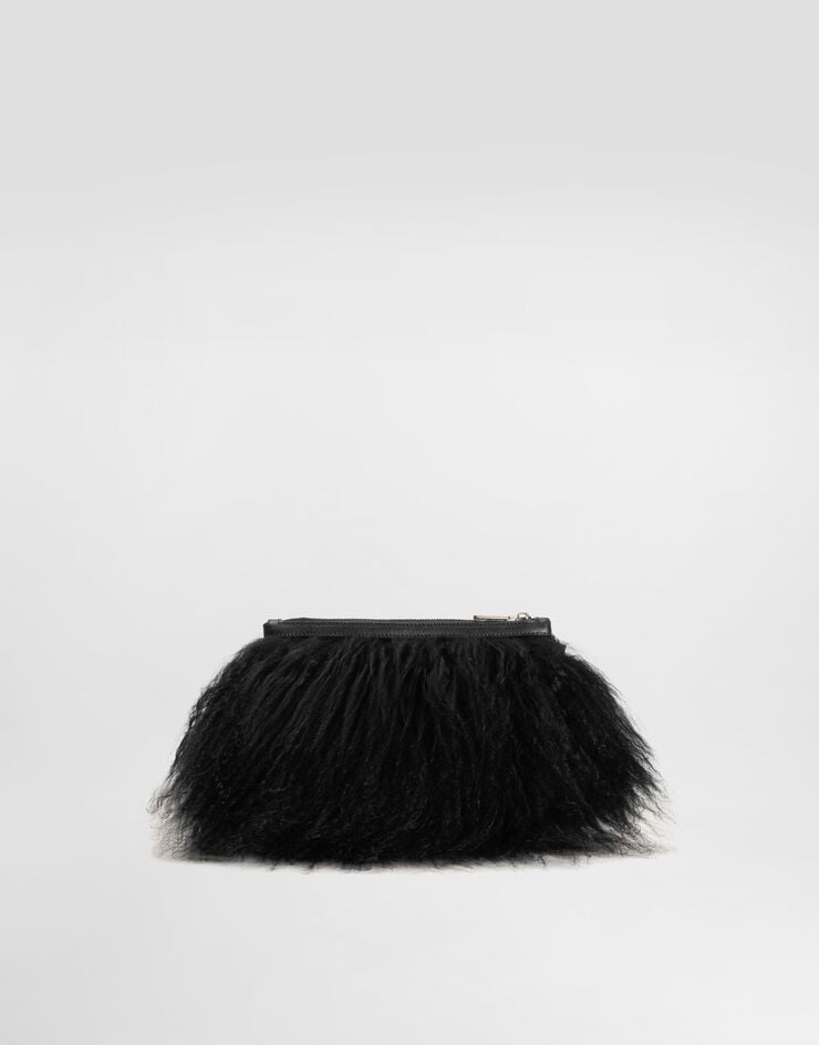Dolce & Gabbana Neceser en piel de cordero Black BI3436AW658