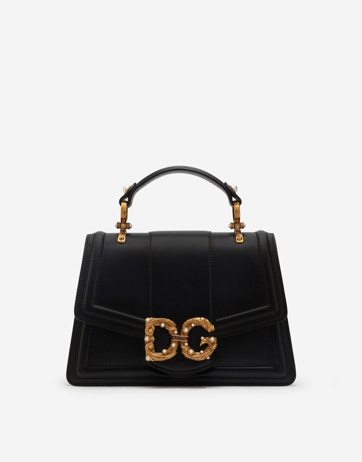 Dolce & Gabbana DG Amore bag in calfskin BLACK BB6675AK295