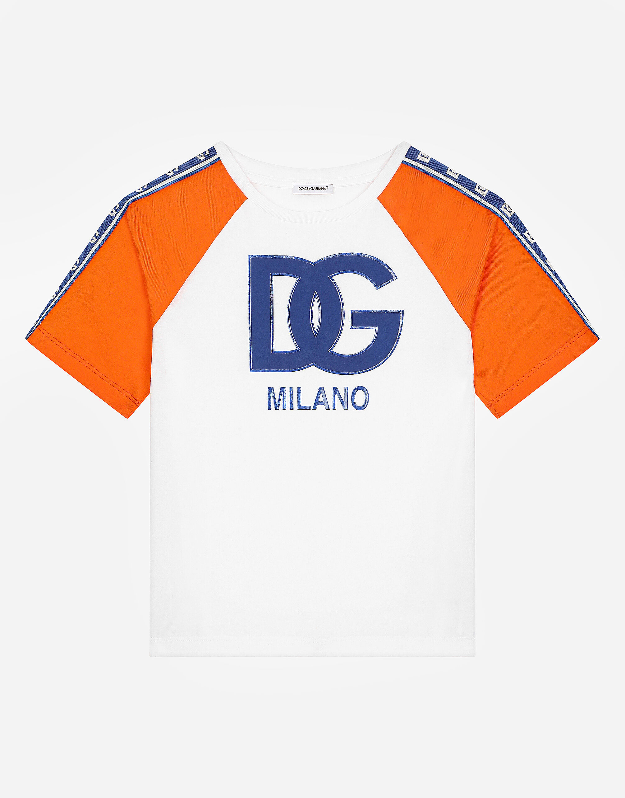 T shirt in jersey con stampa DG milano