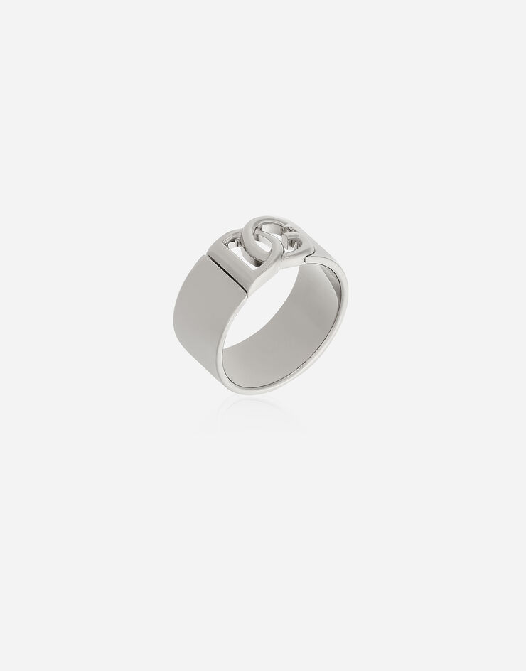 Dolce & Gabbana Ring DG-Logo Cut-out Silber WRQ5P1W1111