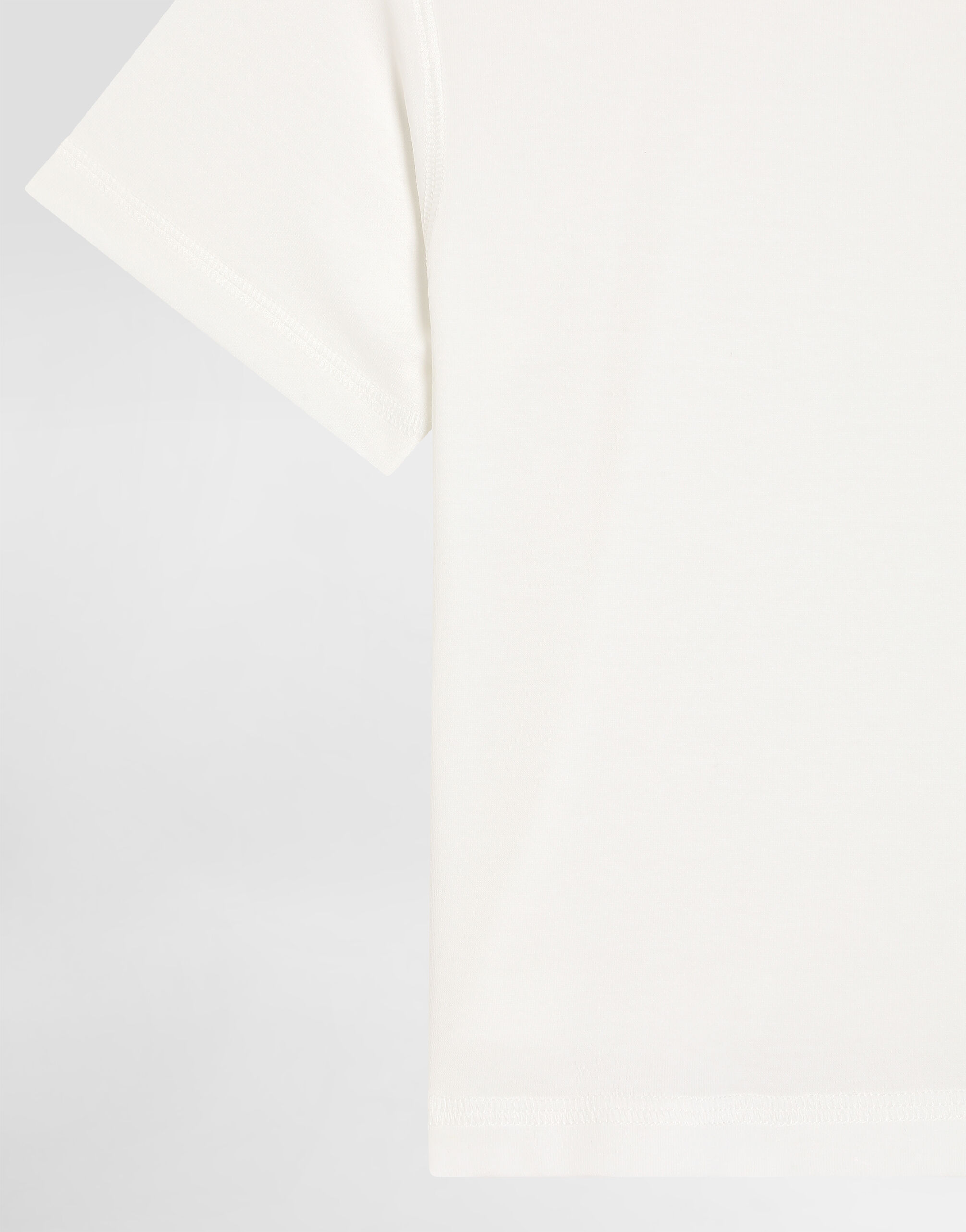 Jersey T-shirt with DG logo in White for Boys | Dolce&Gabbana® US