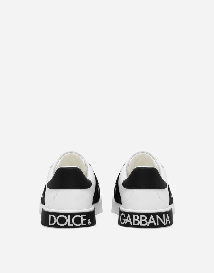 Dolce & Gabbana Sneakers Portofino en cuir de veau Blanc DA5192AD825