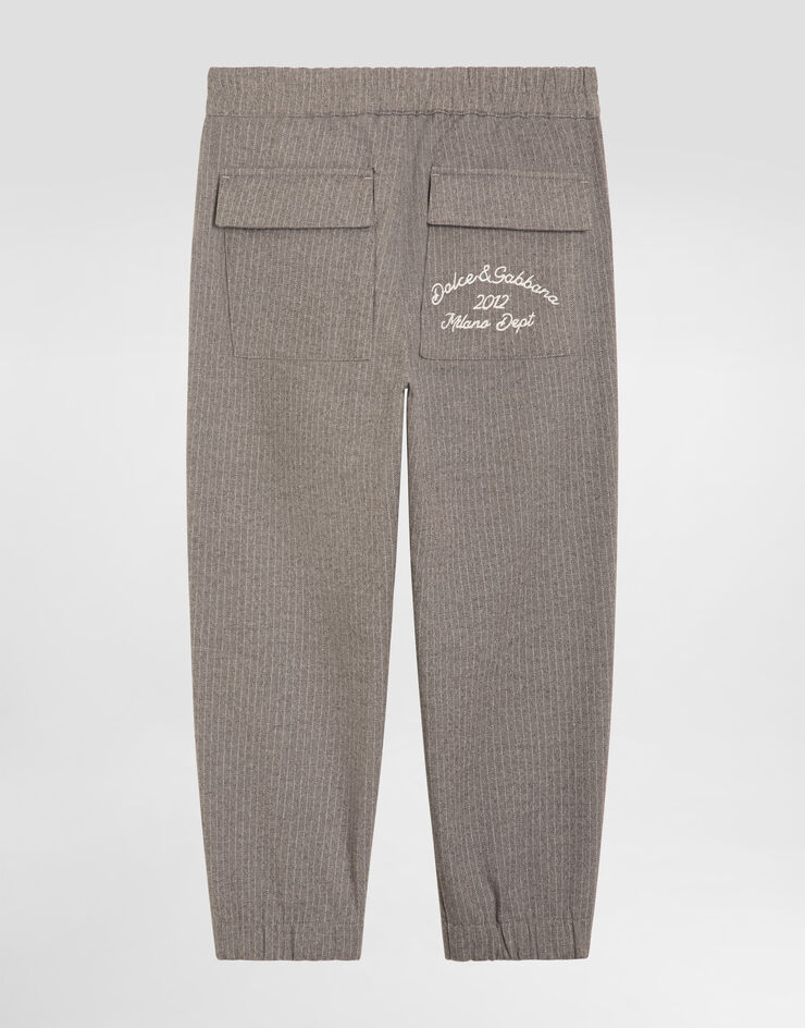 Dolce & Gabbana Pinstripe trousers Multicolor L44P90FURN5