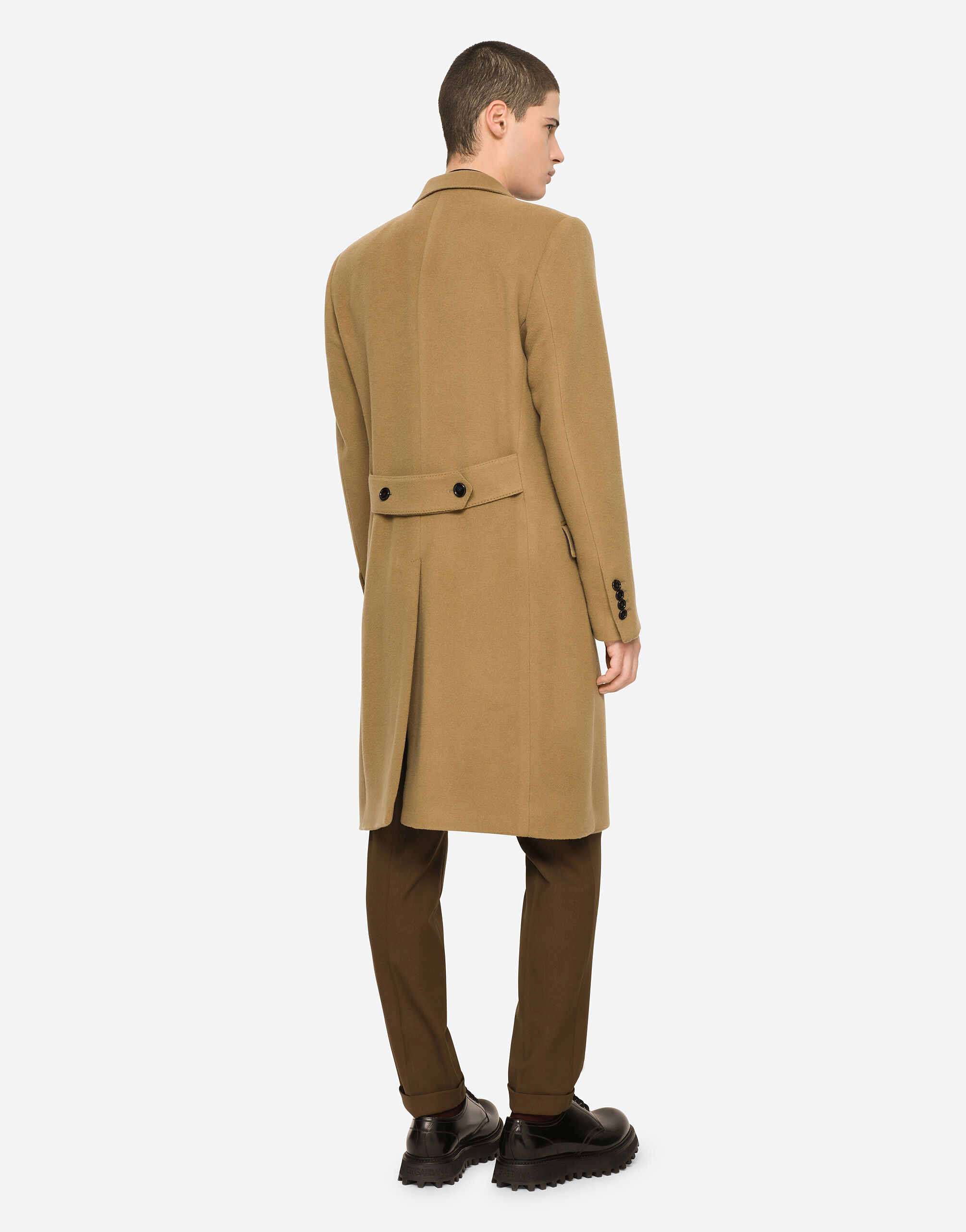 CAPPOTTO in Beige for Men Dolce Gabbana