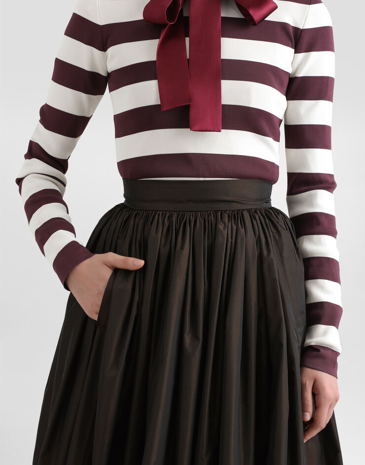 Dolce & Gabbana タフタ ロング サーキュラースカート マルチカラー F4C2UTHUMJD