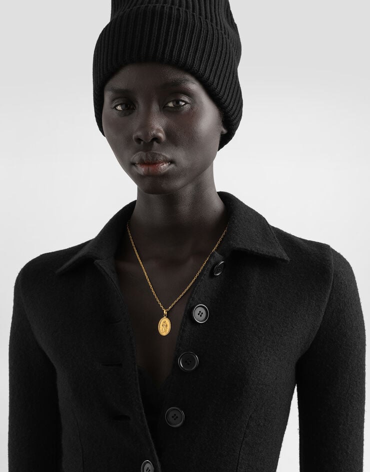 Dolce & Gabbana Oval medal necklace Gold WNR8S1W1111