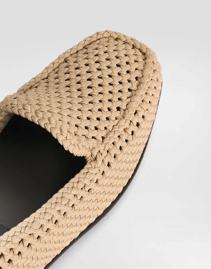 Dolce & Gabbana Crochet slippers Brown A50523AJ183
