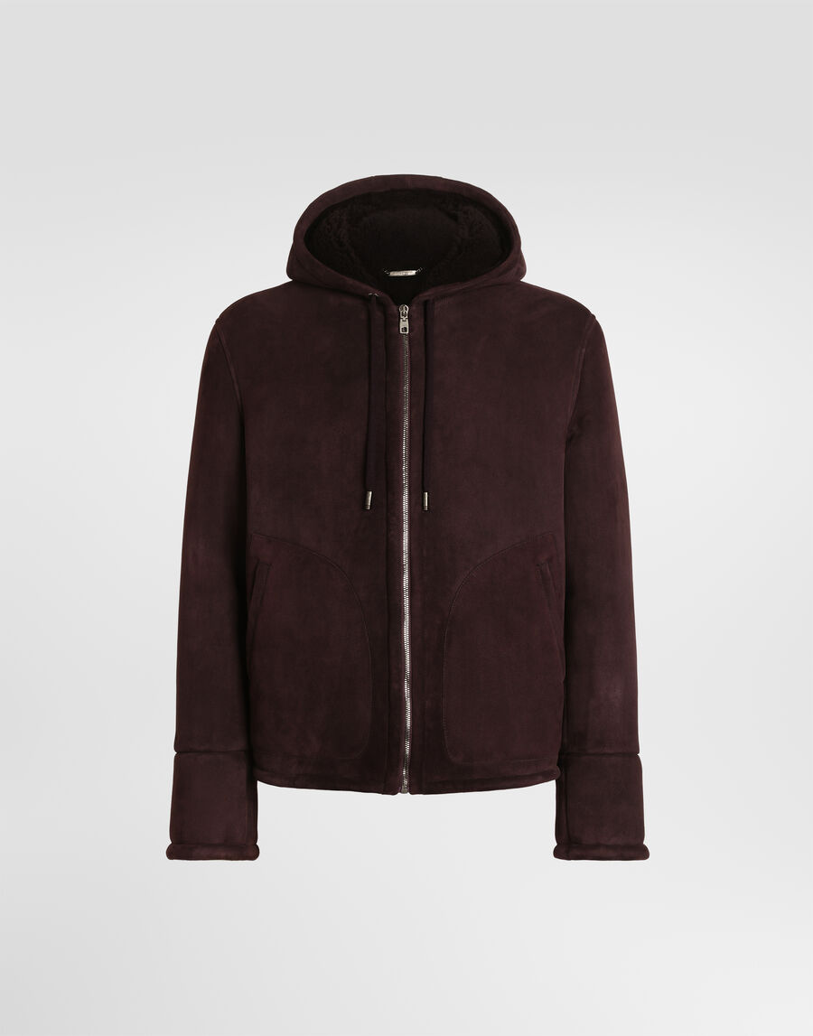 Suede shearling jacket