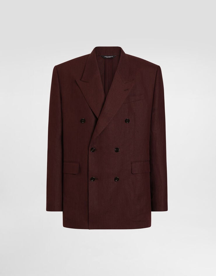 Dolce & Gabbana Sicilia light double-breasted linen jacket Dolce & Gabbana Sicilia light double-breasted linen jacket Multicolor G2WC7TFU4JB