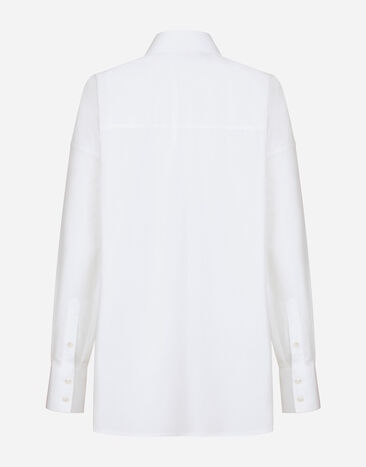 Dolce&Gabbana Poplin shirt White F5R57TFUEAJ