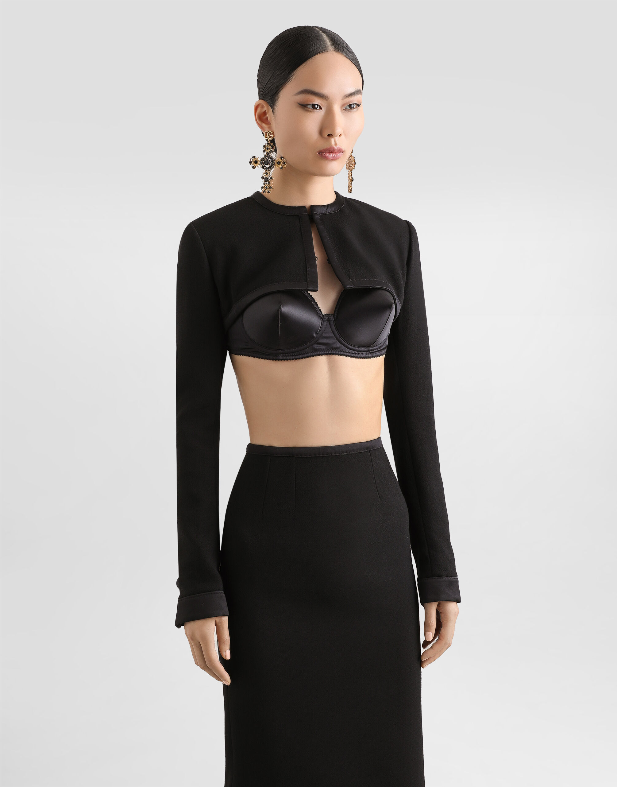 Wool crepe shrug - thumbnail 4