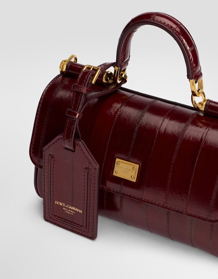 Dolce & Gabbana 핸드백 Mini My Sicily 장어가죽 소재 레드 BB7864B8291