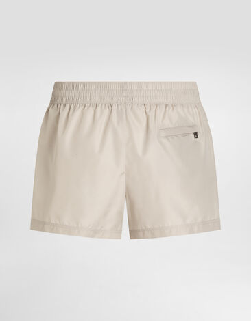 Dolce & Gabbana Short swim trunks with tag Beige M4F35TONR46