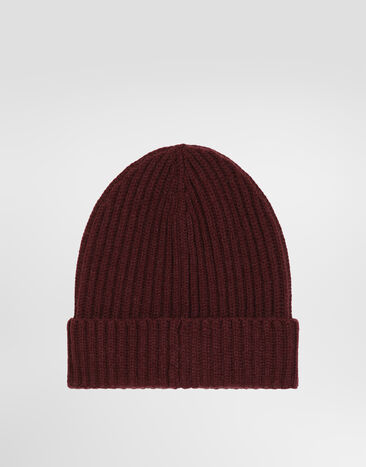 Dolce & Gabbana 英式罗纹针织帽 Bordeaux FXQ28ZJBW2N