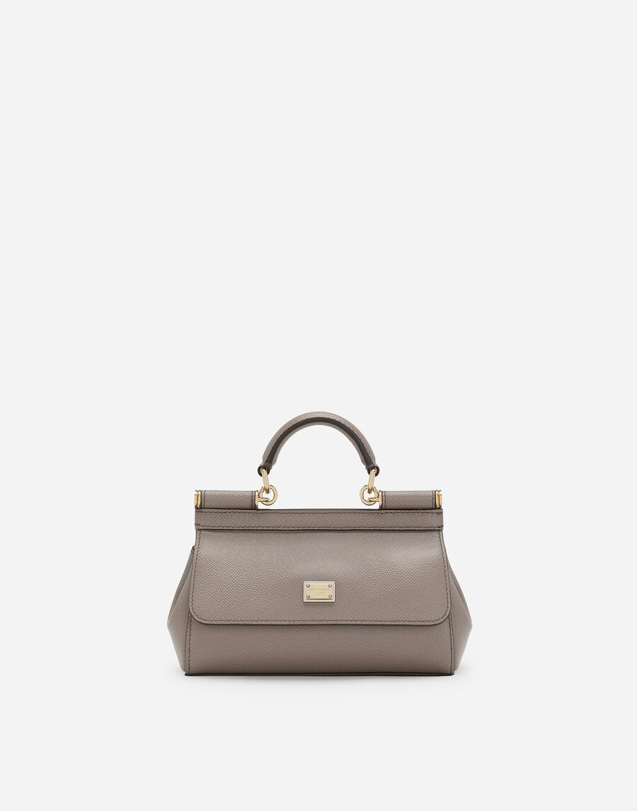 Mini Sicily handbag in dauphine calfskin