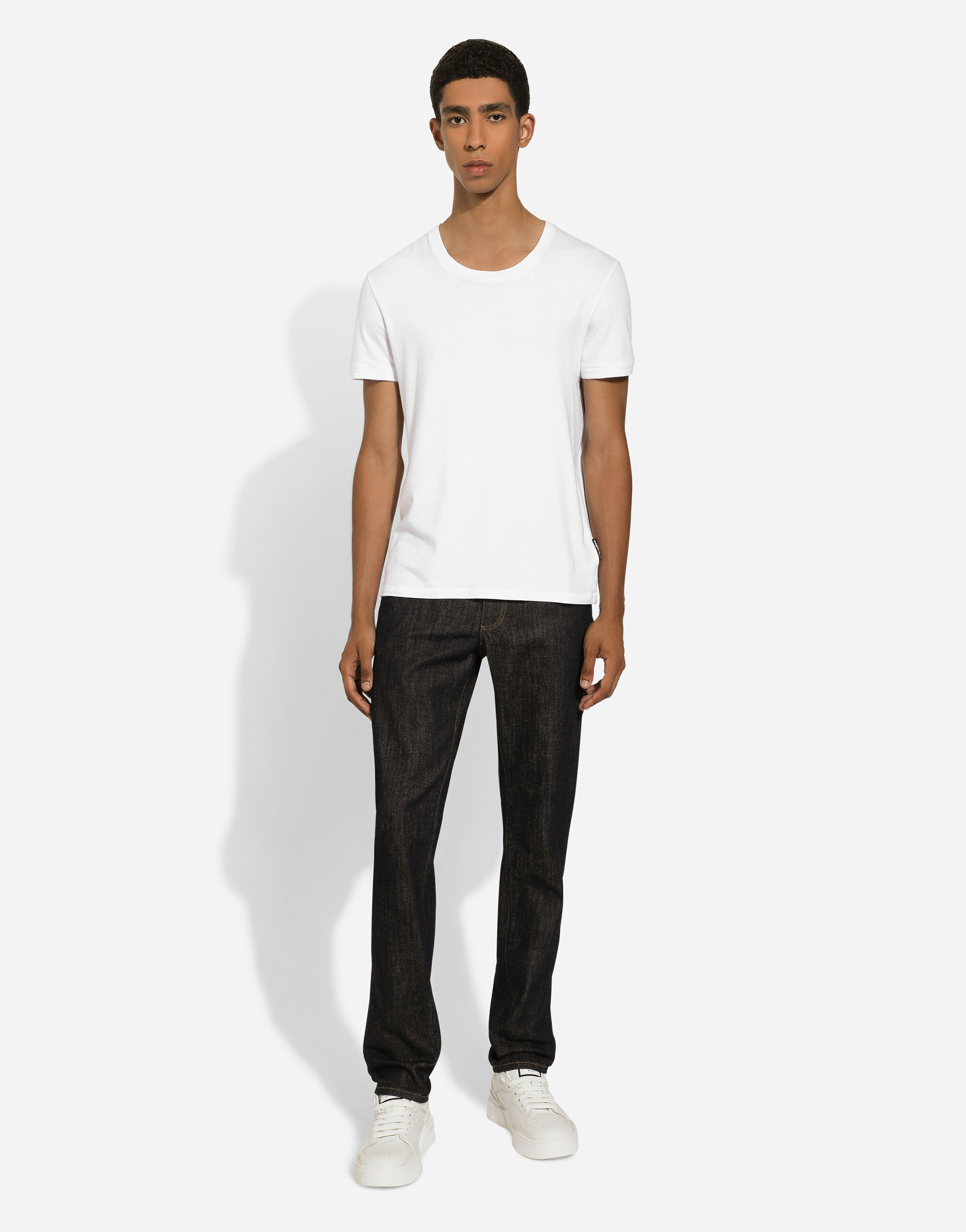 Slim fit blue denim jeans in Blue for Men Dolce Gabbana