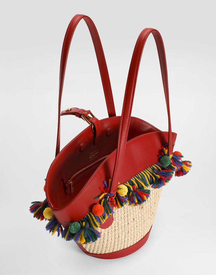 Dolce & Gabbana Raffia coffa Capri bag Dolce & Gabbana Raffia coffa Capri bag Multicolor BB7815A0419