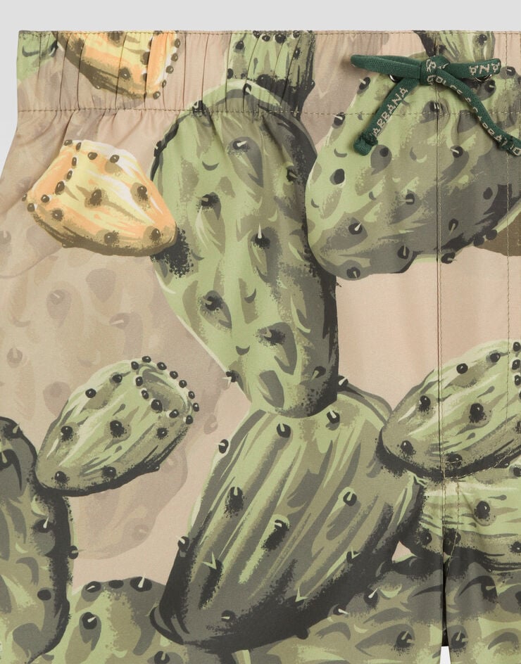 Dolce & Gabbana Cactus-print medium nylon swim shorts Dolce & Gabbana Cactus-print medium nylon swim shorts Multicolor L4J818ON0BI