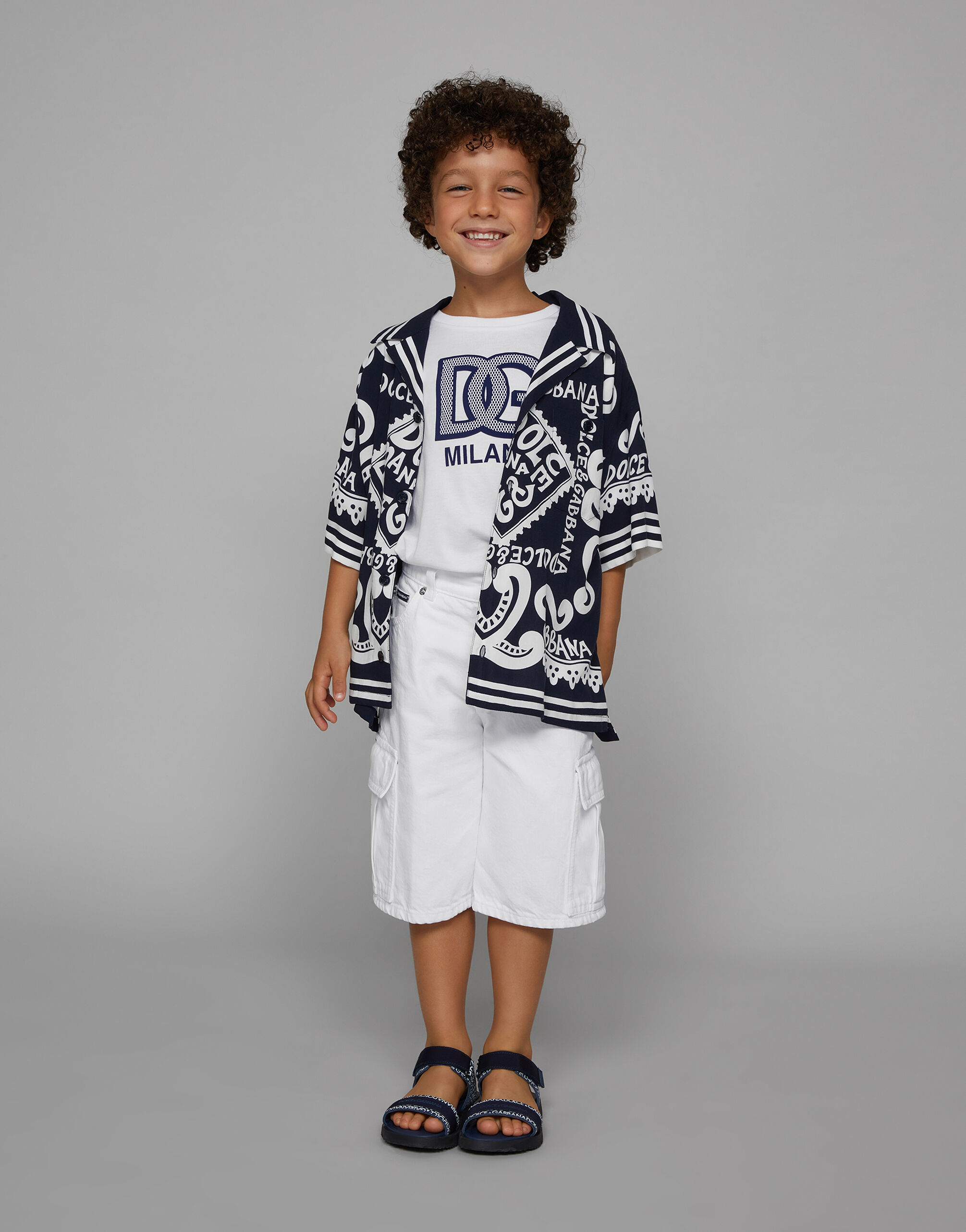 Pants DOLCE amp; GABBANA Kids color Marine