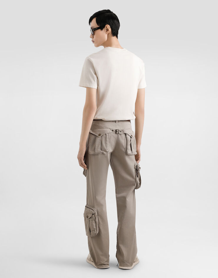 Dolce & Gabbana Cotton trousers Green GV0QETG8MQ3