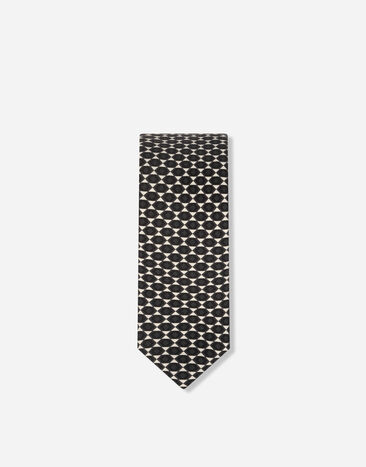 Dolce & Gabbana 6-cm printed silk blade tie Multicolor GT149EG0WPQ