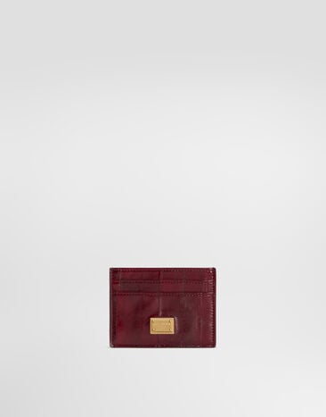 Dolce & Gabbana Eel card holder Red BI0330A8B08