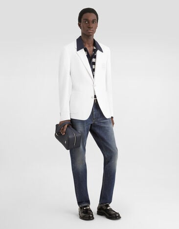 Dolce & Gabbana بنطال من دنيم Multicolor GP22ZDG8PO6