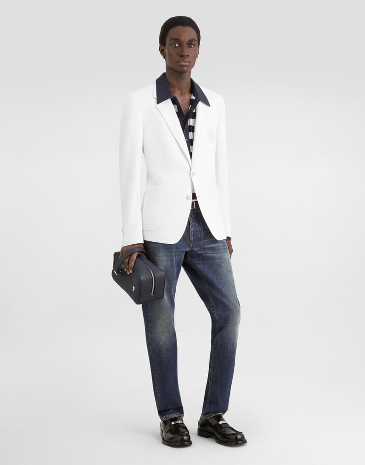 Dolce & Gabbana بنطال من دنيم Multicolor GP22ZDG8PO6