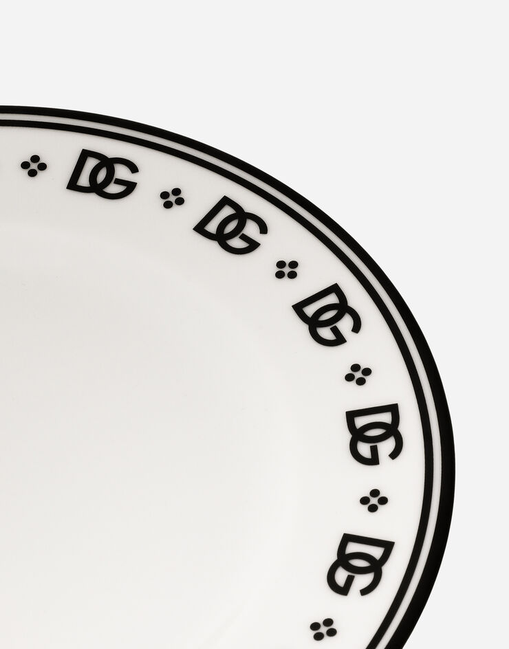 Dolce & Gabbana Set 2 Porcelain Dessert Plates Multicolor TC0S03TCALH