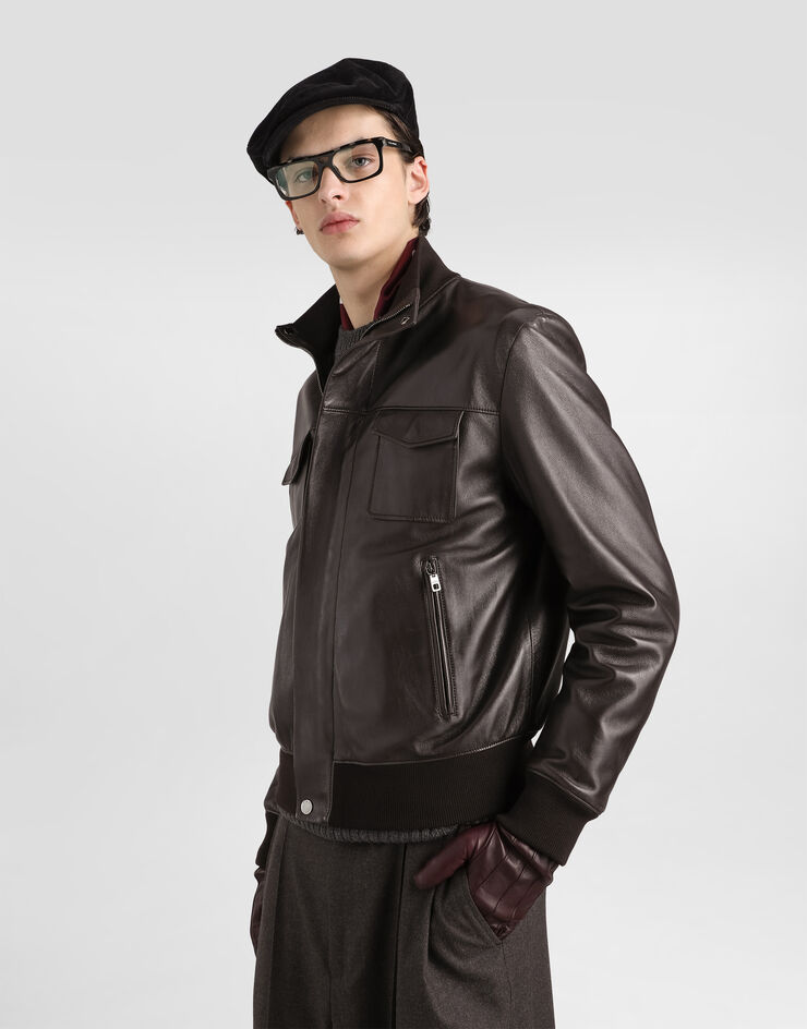 Dolce & Gabbana Lambskin bomber jacket  G9CHULHUL18