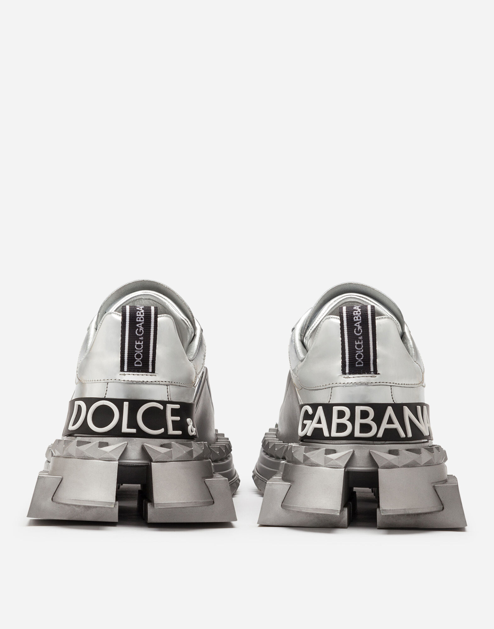 Dolce e gabbana scarpe argento hot sale