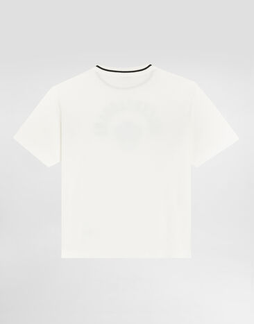 Dolce & Gabbana Jersey t-shirt with print White L4JTHVG7PTO
