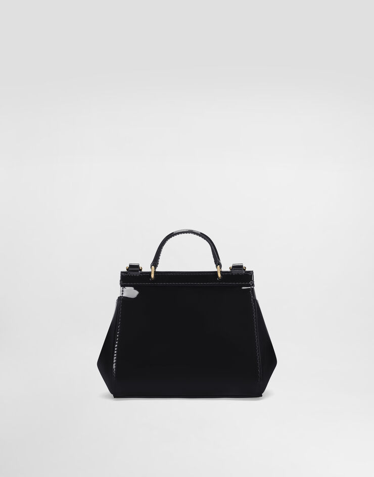 Dolce & Gabbana Patent leather mini Sicily bag Blue EB0003A1067