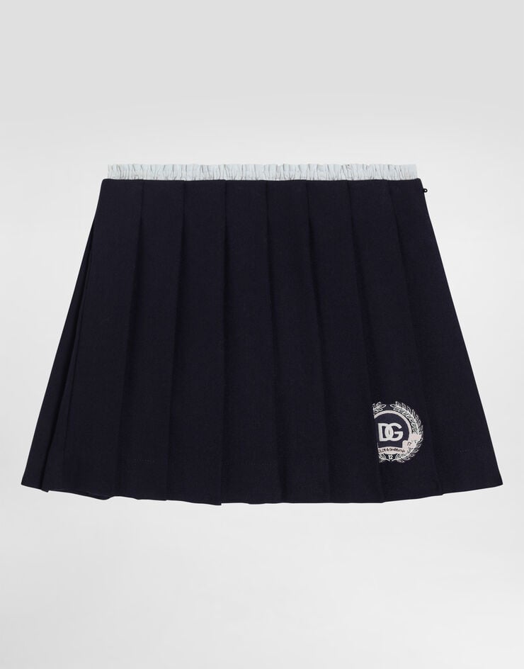 Dolce & Gabbana Wool canvas skirt Blue L55I60FU28G