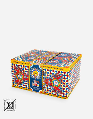 Dolce & Gabbana BOX MOKA PICCOLA + 2 BICCHIERINI IN PORCELLANA & 2 PALETTINE DORATE BIALETTI DOLCE&GABBANA Multicolore TCK015TCAFN